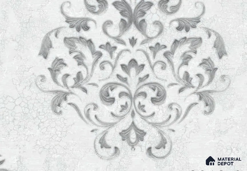 3013-06 | 5 Meter x 42 Inches Damask Look Wallpaper - 57.41 Sq. Ft. | Minimum 15% wastage during installation
