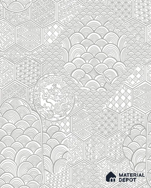 31505 | 10 Meter x 21 Inches Texture Look Wallpaper - 57.37 Sq. Ft. | Minimum 15% wastage during installation