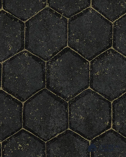 39025 | 10 Meter x 21 Inches Geometric Look Wallpaper - 57.37 Sq. Ft. | Minimum 15% wastage during installation