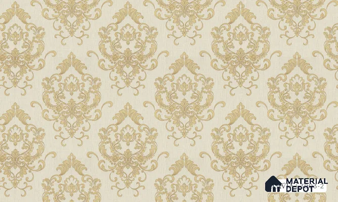 3903-2 | 5 Meter x 42 Inches Damask Look Wallpaper - 57.41 Sq. Ft. | Minimum 15% wastage during installation