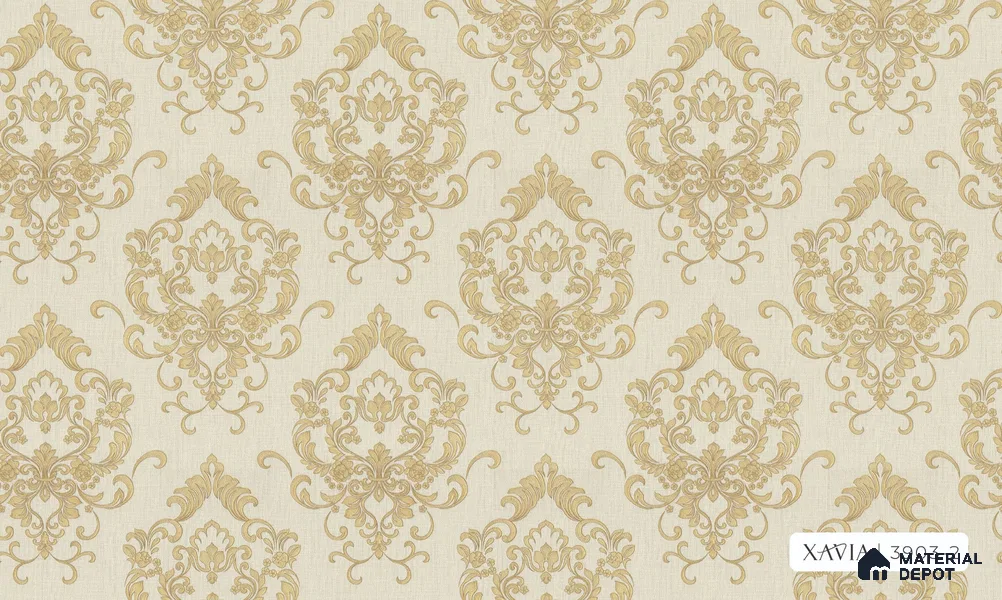 3903-2 | 5 Meter x 42 Inches Damask Look Wallpaper - 57.41 Sq. Ft. | Minimum 15% wastage during installation