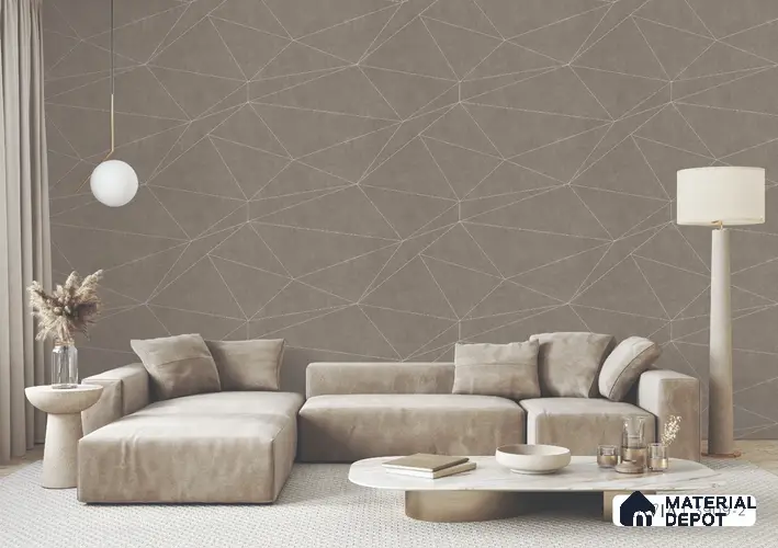 3909-2 | 5 Meter x 42 Inches Geometric Look Wallpaper - 57.41 Sq. Ft. | Minimum 15% wastage during installation