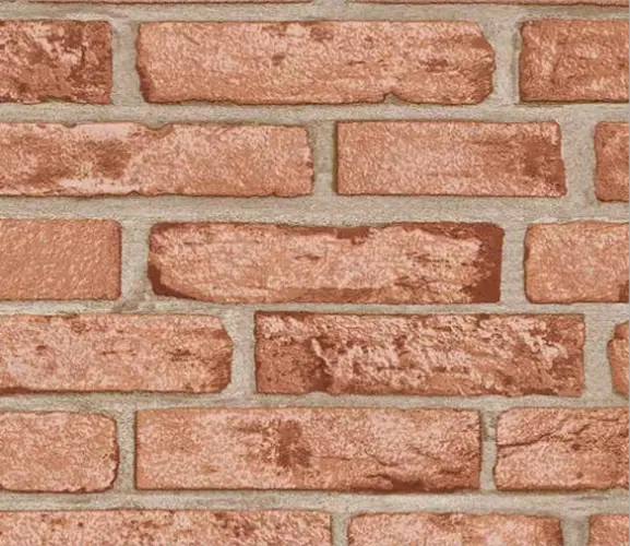 497-4 | 5 Meter x 42 Inches Brick Look Wallpaper - 57.43 Sq. Ft. | Minimum 15% wastage during installation