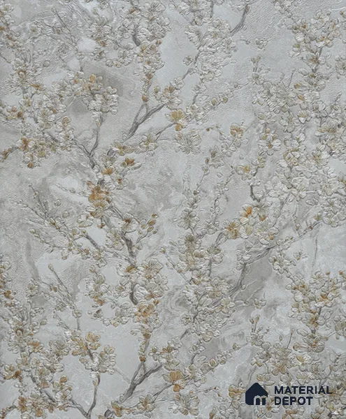 6008 | 10 Meter x 21 Inches Florals Look Wallpaper - 57.05 Sq. Ft. | Minimum 15% wastage during installation