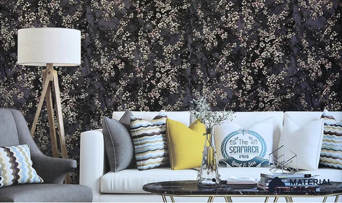 6012 | 10 Meter x 21 Inches Florals Look Wallpaper - 57.05 Sq. Ft. | Minimum 15% wastage during installation