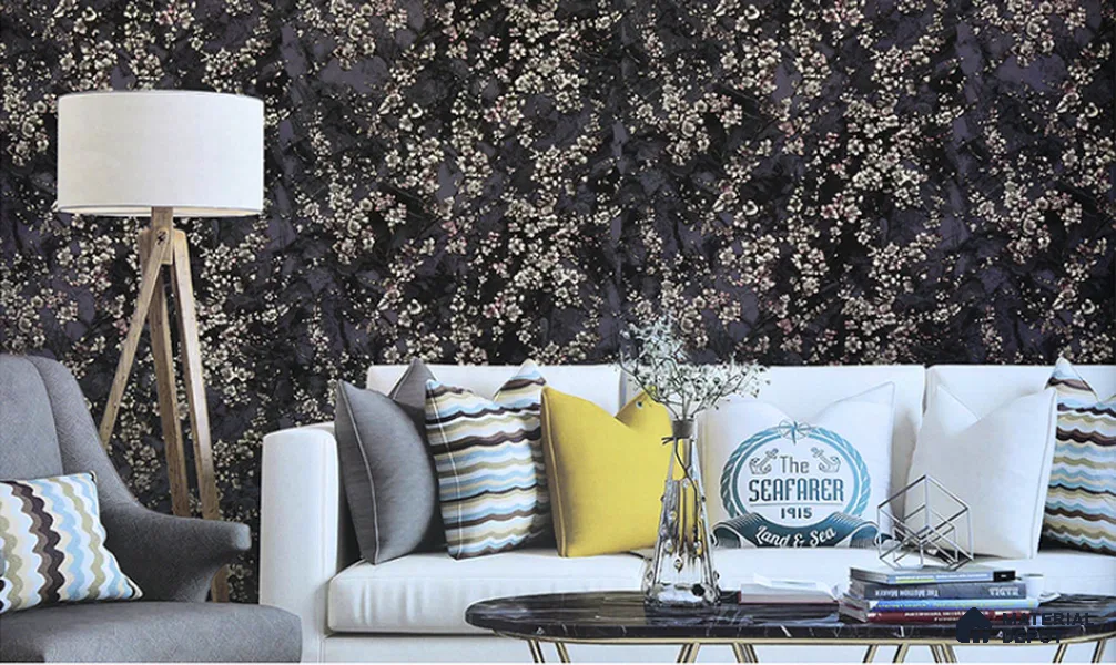6012 | 10 Meter x 21 Inches Florals Look Wallpaper - 57.05 Sq. Ft. | Minimum 15% wastage during installation