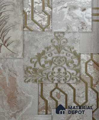 6015 | 10 Meter x 21 Inches Patterned Look Wallpaper - 57.05 Sq. Ft. | Minimum 15% wastage during installation
