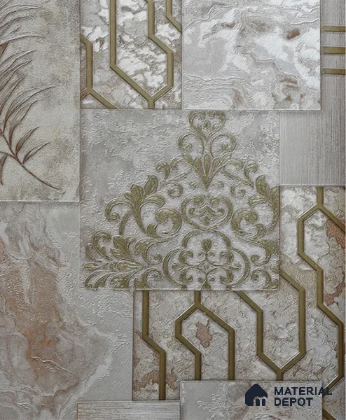6015 | 10 Meter x 21 Inches Patterned Look Wallpaper - 57.05 Sq. Ft. | Minimum 15% wastage during installation