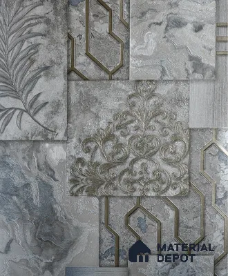6017 | 10 Meter x 21 Inches Patterned Look Wallpaper - 57.05 Sq. Ft. | Minimum 15% wastage during installation