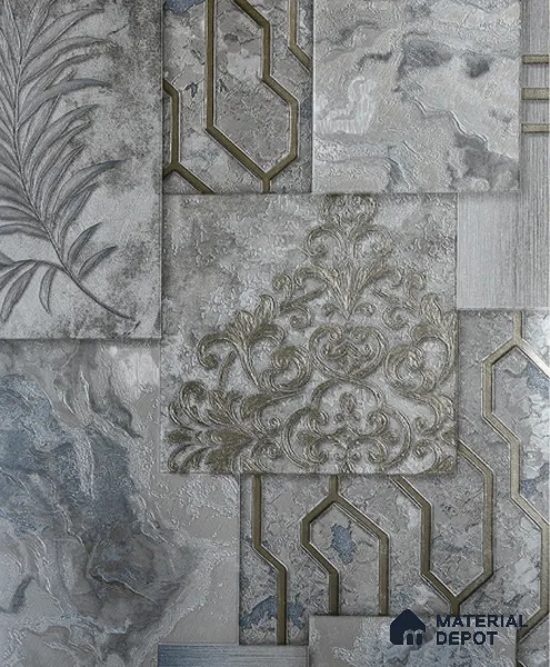 6017 | 10 Meter x 21 Inches Patterned Look Wallpaper - 57.05 Sq. Ft. | Minimum 15% wastage during installation