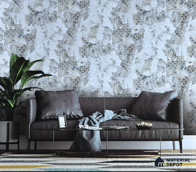 6021 | 10 Meter x 21 Inches Patterned Look Wallpaper - 57.05 Sq. Ft. | Minimum 15% wastage during installation