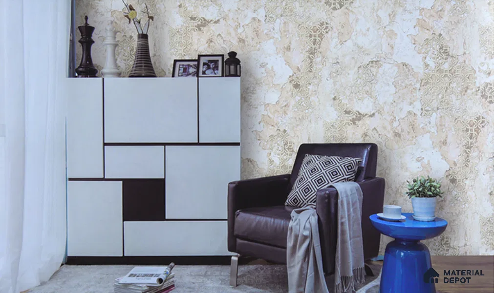6024 | 10 Meter x 21 Inches Patterned Look Wallpaper - 57.05 Sq. Ft. | Minimum 15% wastage during installation