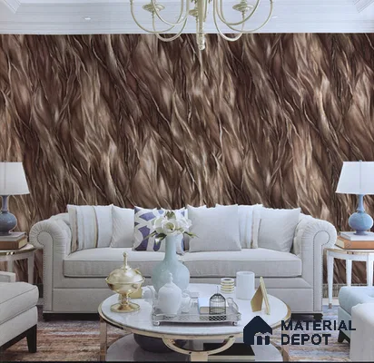 6032 | 10 Meter x 21 Inches Patterned Look Wallpaper - 57.05 Sq. Ft. | Minimum 15% wastage during installation