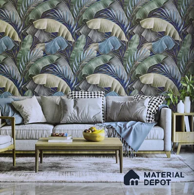 6040 | 10 Meter x 21 Inches Florals Look Wallpaper - 57.05 Sq. Ft. | Minimum 15% wastage during installation