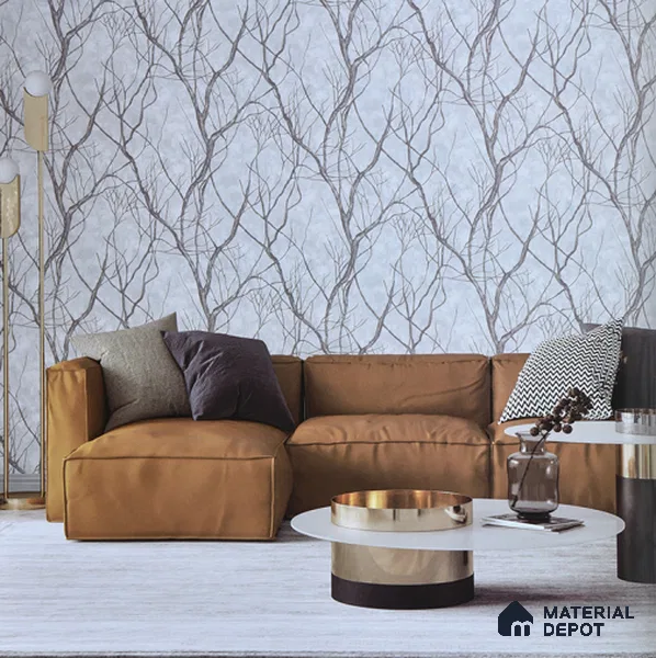 6046 | 10 Meter x 21 Inches Florals Look Wallpaper - 57.05 Sq. Ft. | Minimum 15% wastage during installation
