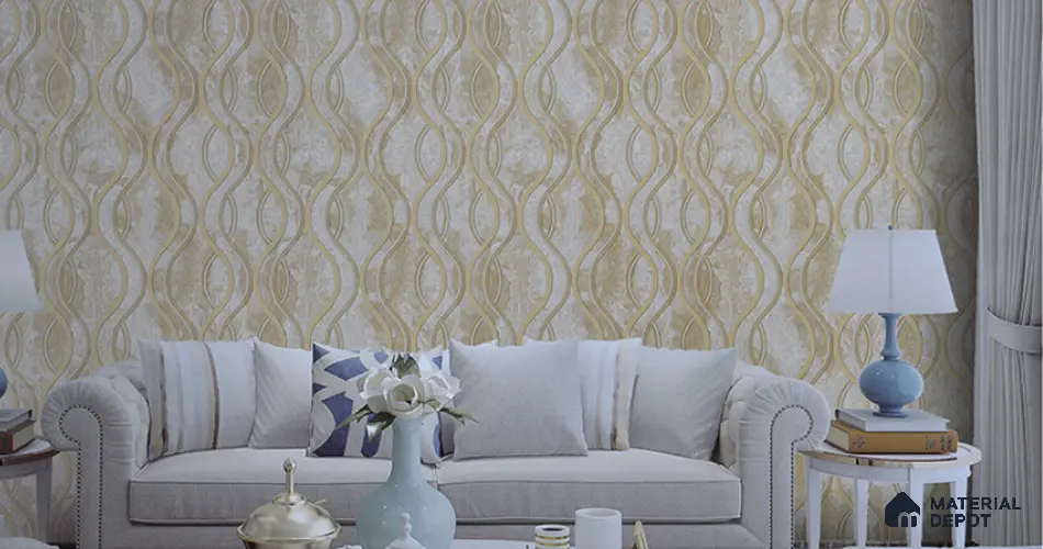 6052 | 10 Meter x 21 Inches Patterned Look Wallpaper - 57.05 Sq. Ft. | Minimum 15% wastage during installation