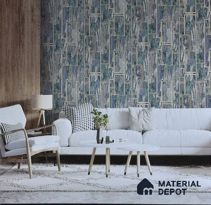 6054 | 10 Meter x 21 Inches Patterned Look Wallpaper - 57.05 Sq. Ft. | Minimum 15% wastage during installation