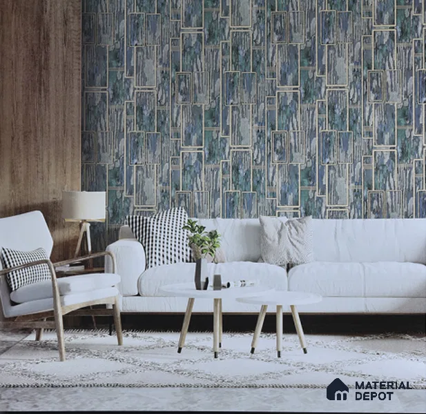 6054 | 10 Meter x 21 Inches Patterned Look Wallpaper - 57.05 Sq. Ft. | Minimum 15% wastage during installation