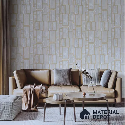 6055 | 10 Meter x 21 Inches Patterned Look Wallpaper - 57.05 Sq. Ft. | Minimum 15% wastage during installation