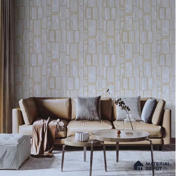 6055 | 10 Meter x 21 Inches Patterned Look Wallpaper - 57.05 Sq. Ft. | Minimum 15% wastage during installation