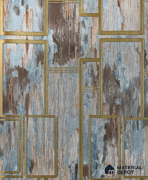 6057 | 10 Meter x 21 Inches Patterned Look Wallpaper - 57.05 Sq. Ft. | Minimum 15% wastage during installation