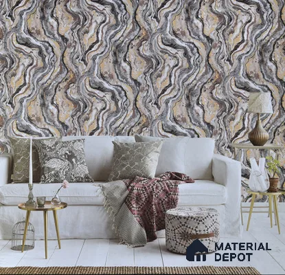 6058 | 10 Meter x 21 Inches Abstract Look Wallpaper - 57.05 Sq. Ft. | Minimum 15% wastage during installation