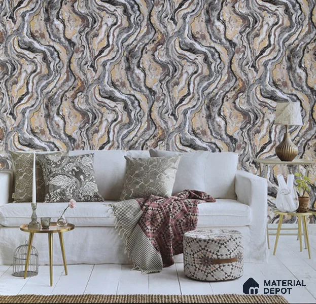 6058 | 10 Meter x 21 Inches Abstract Look Wallpaper - 57.05 Sq. Ft. | Minimum 15% wastage during installation