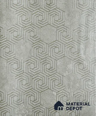 6063 | 10 Meter x 21 Inches Geometric Look Wallpaper - 57.05 Sq. Ft. | Minimum 15% wastage during installation