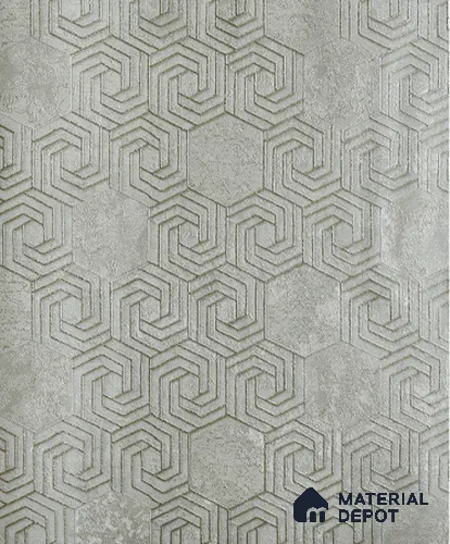 6063 | 10 Meter x 21 Inches Geometric Look Wallpaper - 57.05 Sq. Ft. | Minimum 15% wastage during installation