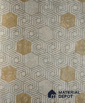 6064 | 10 Meter x 21 Inches Geometric Look Wallpaper - 57.05 Sq. Ft. | Minimum 15% wastage during installation