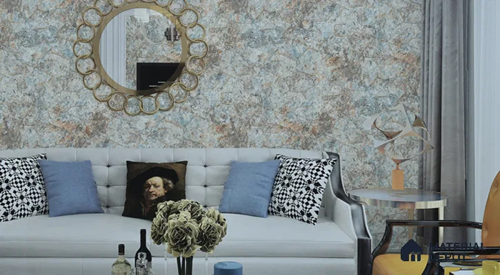 6066 | 10 Meter x 21 Inches Patterned Look Wallpaper - 57.05 Sq. Ft. | Minimum 15% wastage during installation