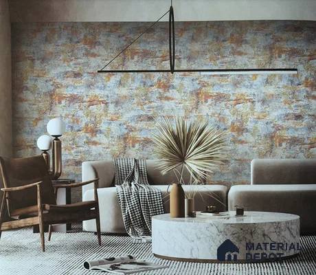 6069 | 10 Meter x 21 Inches Patterned Look Wallpaper - 57.05 Sq. Ft. | Minimum 15% wastage during installation