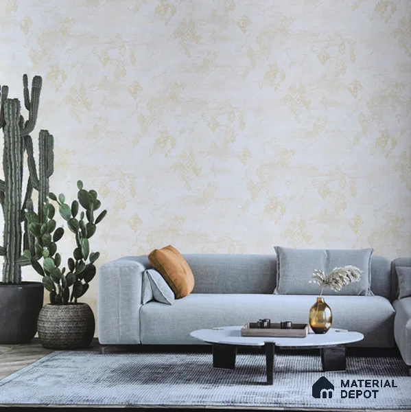 6073 | 10 Meter x 21 Inches Patterned Look Wallpaper - 57.05 Sq. Ft. | Minimum 15% wastage during installation