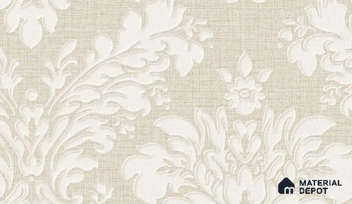6840-2 | 5 Meter x 42 Inches Damask Look Wallpaper - 57.41 Sq. Ft.
