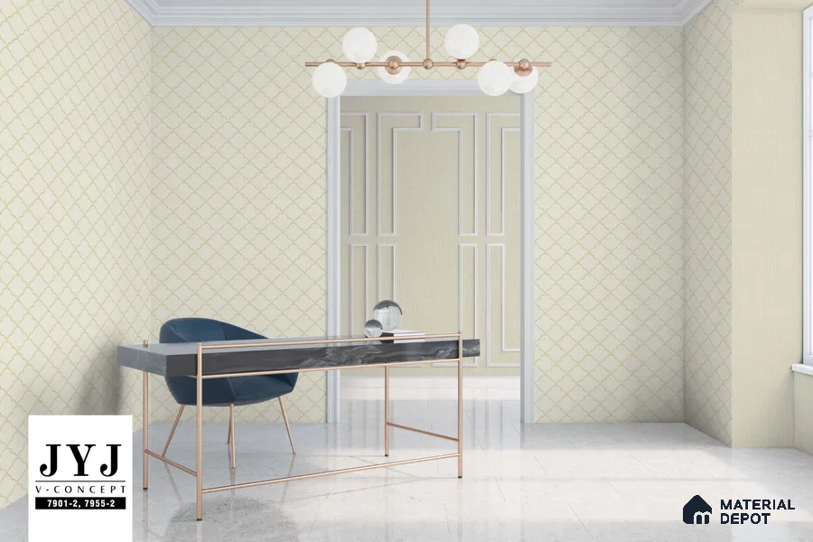 7901-1 | 5 Meter x 42 Inches Patterned Look Wallpaper - 57.41 Sq. Ft. | Minimum 15% wastage during installation