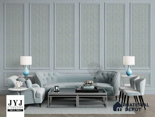 7901-5 | 5 Meter x 42 Inches Patterned Look Wallpaper - 57.41 Sq. Ft. | Minimum 15% wastage during installation