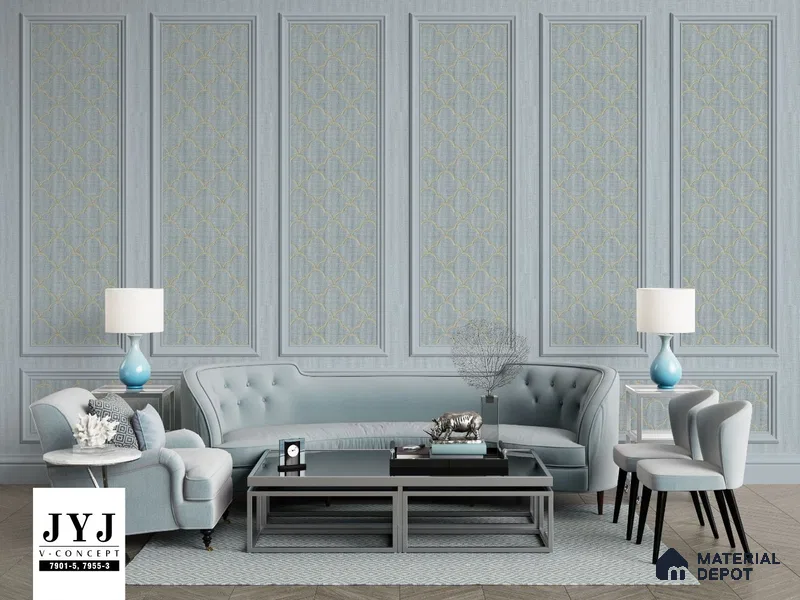 7901-5 | 5 Meter x 42 Inches Patterned Look Wallpaper - 57.41 Sq. Ft. | Minimum 15% wastage during installation