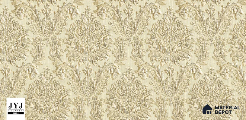 7937-2 | 5 Meter x 42 Inches Damask Look Wallpaper - 57.41 Sq. Ft. | Minimum 15% wastage during installation