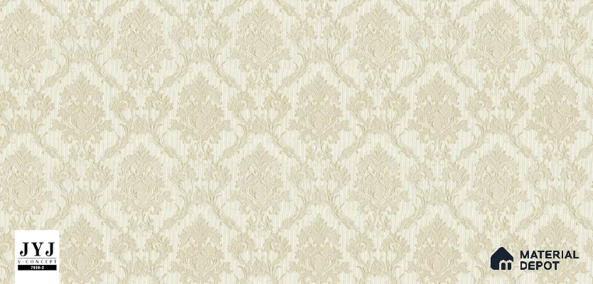 7939-2 | 5 Meter x 42 Inches Damask Look Wallpaper - 57.41 Sq. Ft. | Minimum 15% wastage during installation