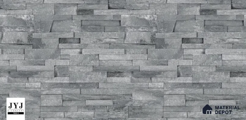 7943-3 | 5 Meter x 42 Inches Brick Look Wallpaper - 57.41 Sq. Ft. | Minimum 15% wastage during installation
