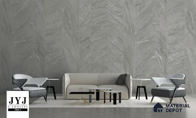 7944-1 | 5 Meter x 42 Inches Marble Look Wallpaper - 57.41 Sq. Ft. | Minimum 10% wastage during installation