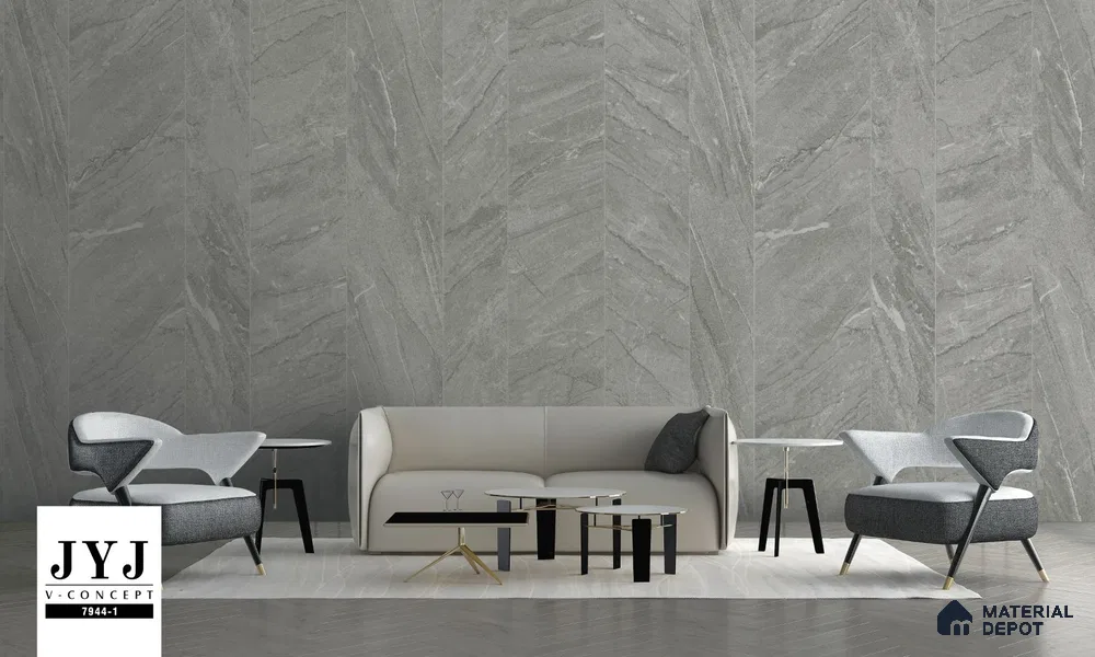 7944-1 | 5 Meter x 42 Inches Marble Look Wallpaper - 57.41 Sq. Ft. | Minimum 10% wastage during installation