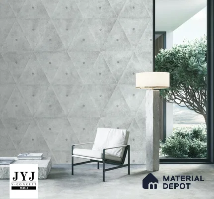 7945-1 | 5 Meter x 42 Inches Geometric Look Wallpaper - 57.41 Sq. Ft. | Minimum 15% wastage during installation