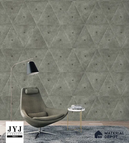 7945-3 | 5 Meter x 42 Inches Geometric Look Wallpaper - 57.41 Sq. Ft. | Minimum 15% wastage during installation