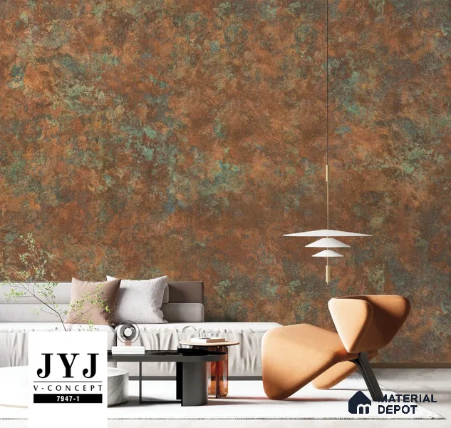 7947-1 | 5 Meter x 42 Inches Marble Look Wallpaper - 57.41 Sq. Ft. | Minimum 10% wastage during installation