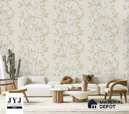 7948-1 | 5 Meter x 42 Inches Chinoiserie Look Wallpaper - 57.41 Sq. Ft. | Minimum 15% wastage during installation