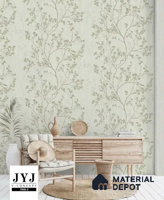 7948-2 | 5 Meter x 42 Inches Chinoiserie Look Wallpaper - 57.41 Sq. Ft. | Minimum 15% wastage during installation