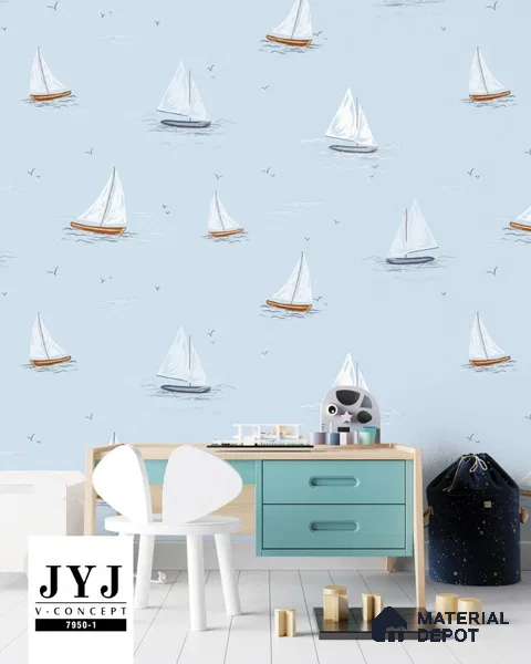 7950-1 | 5 Meter x 42 Inches Patterned Look Wallpaper - 57.41 Sq. Ft. | Minimum 15% wastage during installation