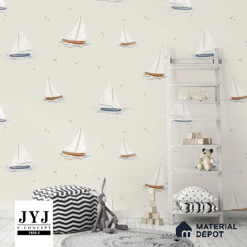 7950-2 | 5 Meter x 42 Inches Patterned Look Wallpaper - 57.41 Sq. Ft. | Minimum 15% wastage during installation