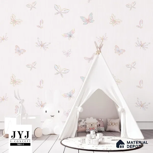 7951-1 | 5 Meter x 42 Inches Patterned Look Wallpaper - 57.41 Sq. Ft. | Minimum 15% wastage during installation